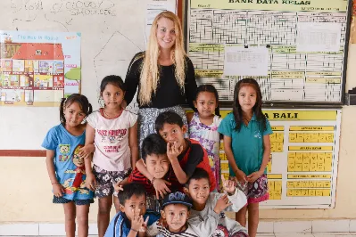 Proyectos en Bali con niños